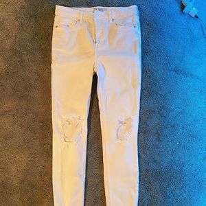 Free People White Jeans